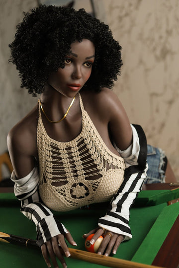 H-Cup African Girl Real Life Sex Doll 158cm JXD-T158-0018